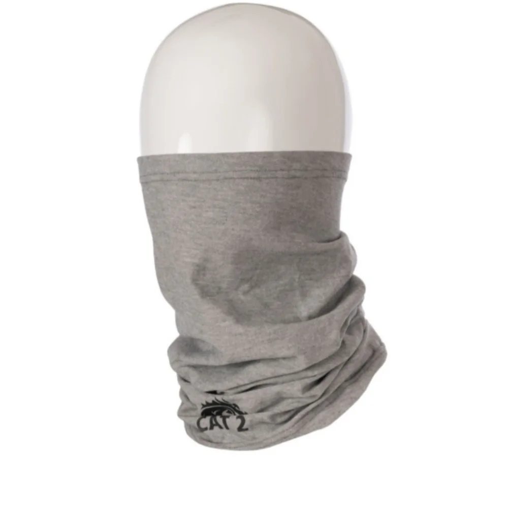 NWT Gray Dragonwear Shape Shifter Neck Tube Cat2/UPF 50+. Anti Odor